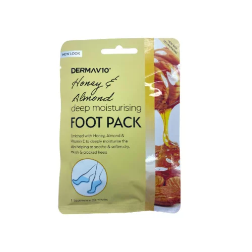 DermaV10 Foot Pack With Honey & Almond
