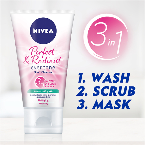 Nivea Perfect & Radiant 3 In 1 Cleanser 150ml