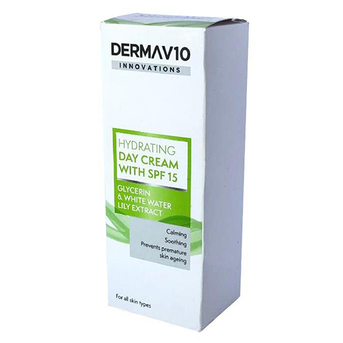 DermaV10 Hydrating Day Creams Spf 15 50ml