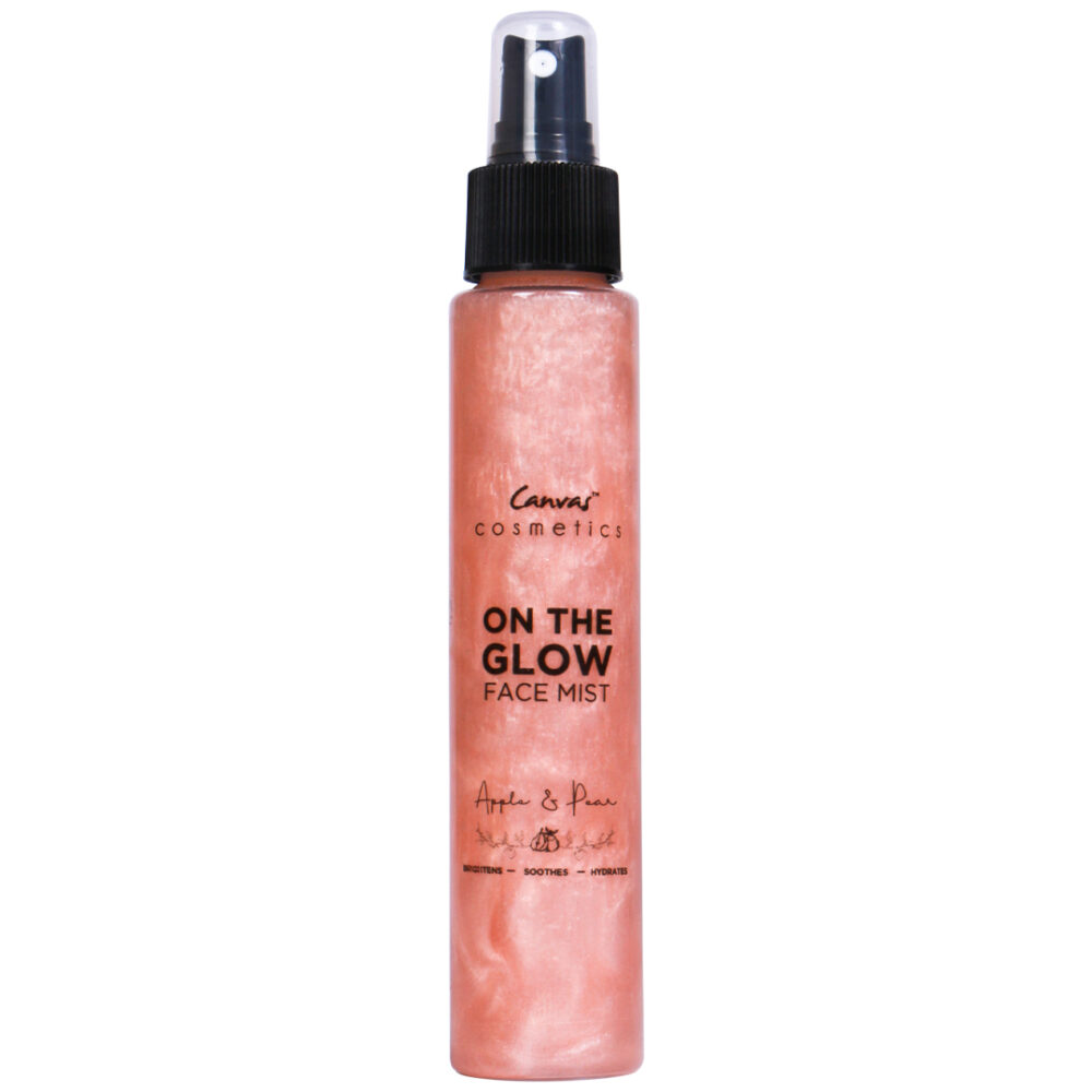 Canvas cosmetics on the glow face mist bottle Your Secret to a Radiant and Hydrated Complexion