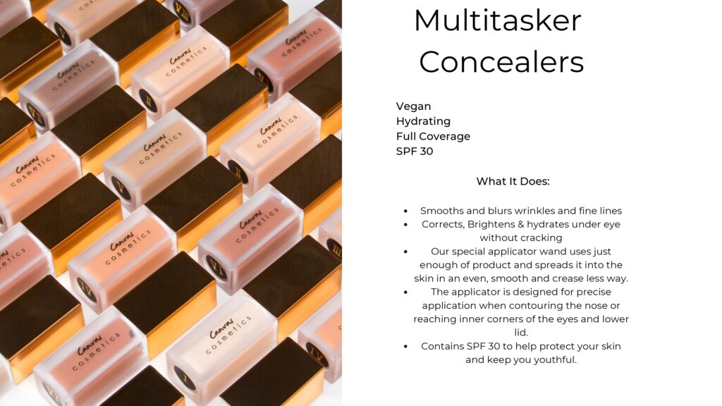 Canvas cosmetics multitasker concealers full range