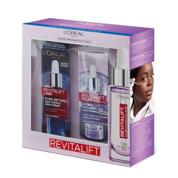 L'Oréal Paris Revitalift Duo Serum Kit - Anti-Aging Skincare - SuperCosmetics