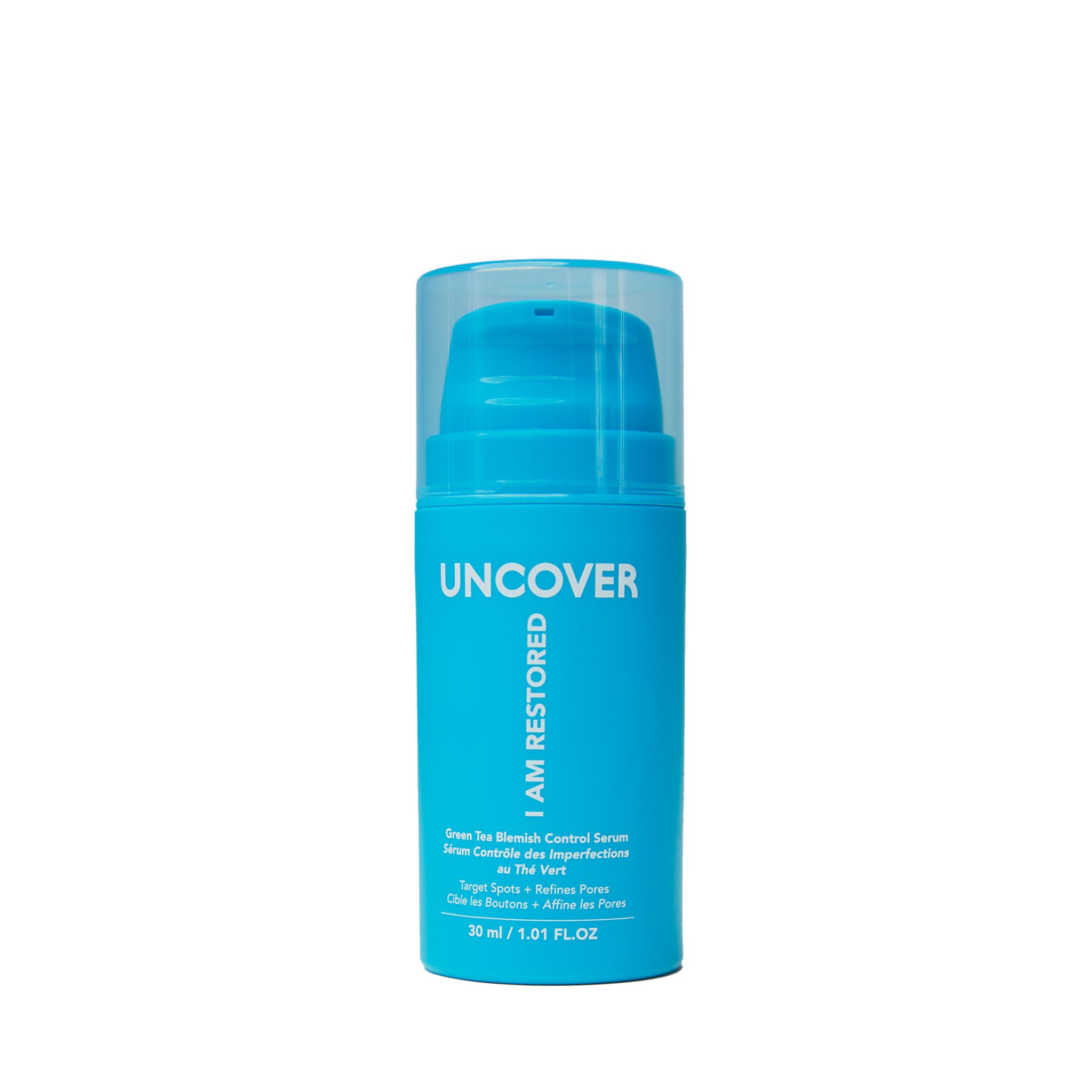 UNCOVER I AM RESTORED GREEN TEA BLEMISH CONTROL SERUM
