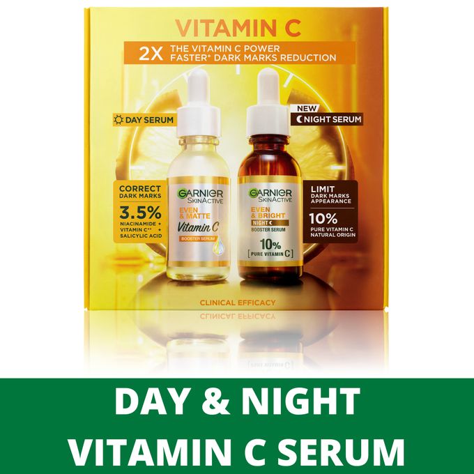 GARNIER DAY AND NIGHT SERUM PACK